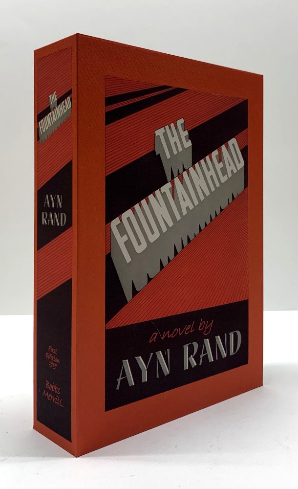 CUSTOM SLIPCASE for Ayn Rand - The Fountainhead - 1st Edition / 1st Printing