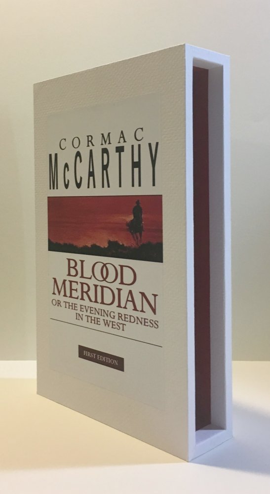 CUSTOM SLIPCASE for Cormac McCarthy - BLOOD MERIDIAN - UK Issue 1st / 1st