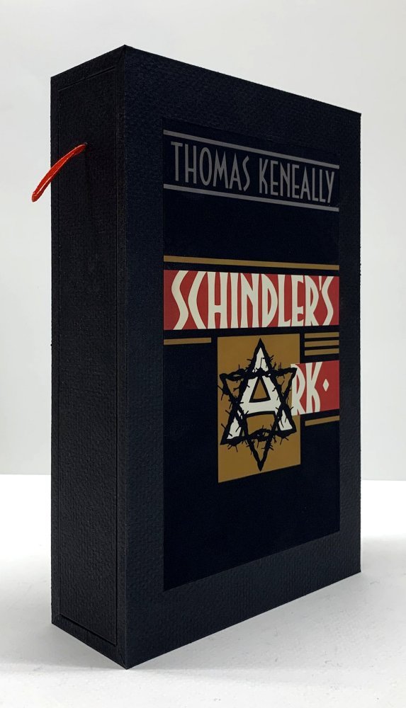 CUSTOM SLIPCASE for - Thomas Keneally - Schindler's Ark - UK 1st Edition / 1st Printing Rear Panel