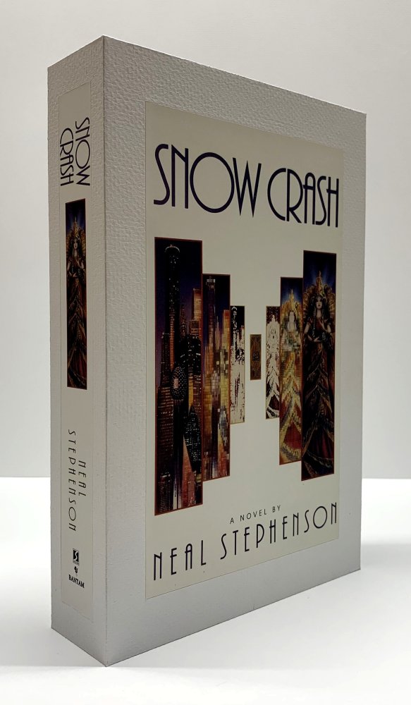 CUSTOM SLIPCASE for - Neil Stephenson - SNOW CRASH - 1st Edition / 1st Printing