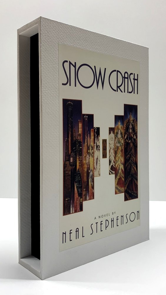 CUSTOM SLIPCASE for - Neil Stephenson - SNOW CRASH - 1st Edition / 1st Printing