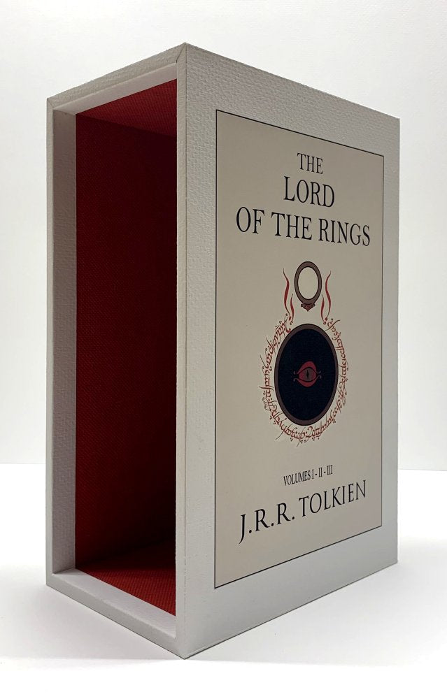 CUSTOM SLIPCASE for J. R. R. Tolkien - Fellowship Of The Rings / Two Towers / Return Of The King  - Rear Panel 1st UK Editions Only