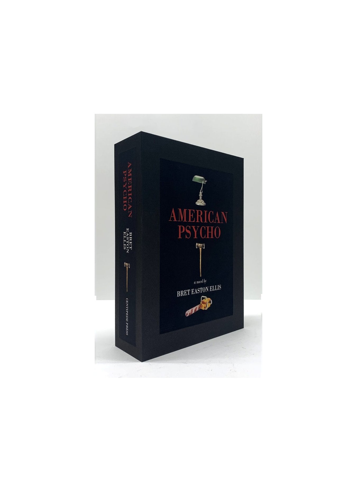 CUSTOM SLIPCASE for Bret Easton Ellis - AMERICAN PSYCHO - R/ Panel Centipede Press Edition