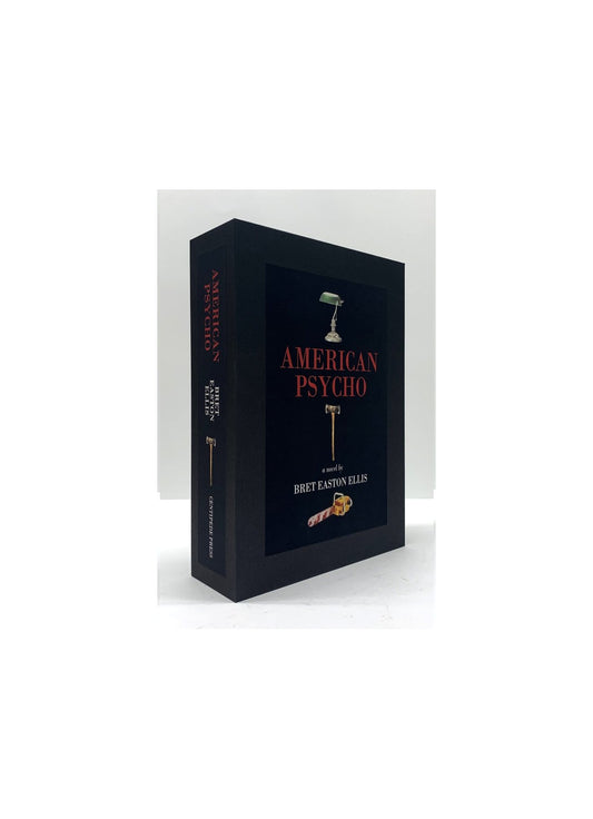 CUSTOM SLIPCASE for Bret Easton Ellis - AMERICAN PSYCHO - R/ Panel Centipede Press Edition