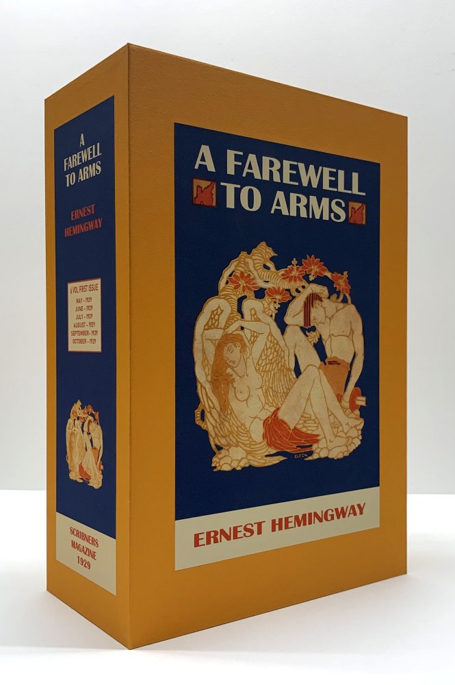 CUSTOM SLIPCASE for - Hemingway - A Farewell To Arms - Scribners Magazine True First Issue Rear Panel