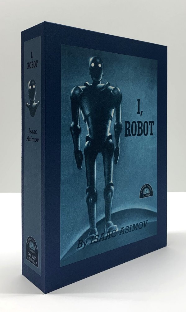 CUSTOM SLIPCASE for Isaac Asimov - I, Robot - Grosset & Dunlap Edition