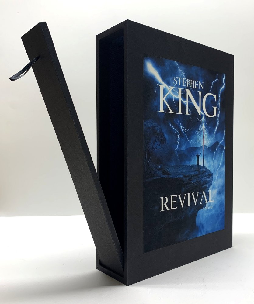 CUSTOM SLIPCASE for - Stephen King - REVIVAL - 1st / 1st -  Rear Panel - Polish Artwork