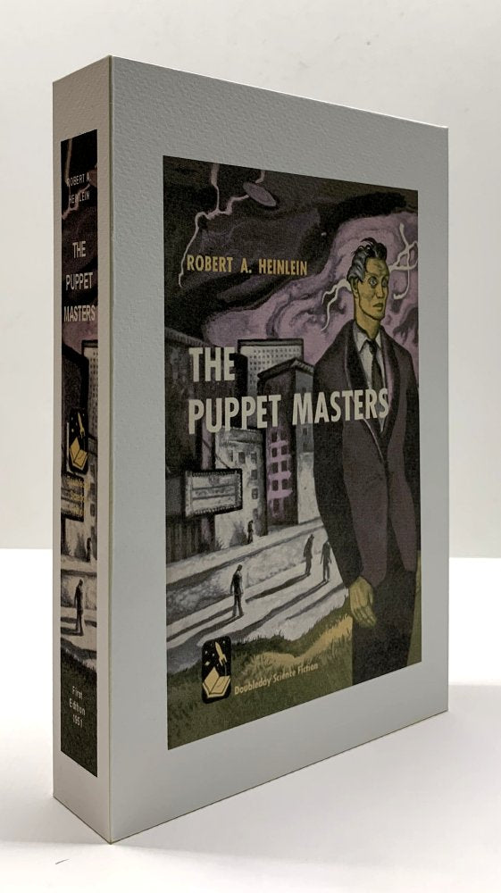 CUSTOM SLIPCASE for Robert A. Heinlein - THE PUPPET MASTERS  - 1st Edition / 1st Printing