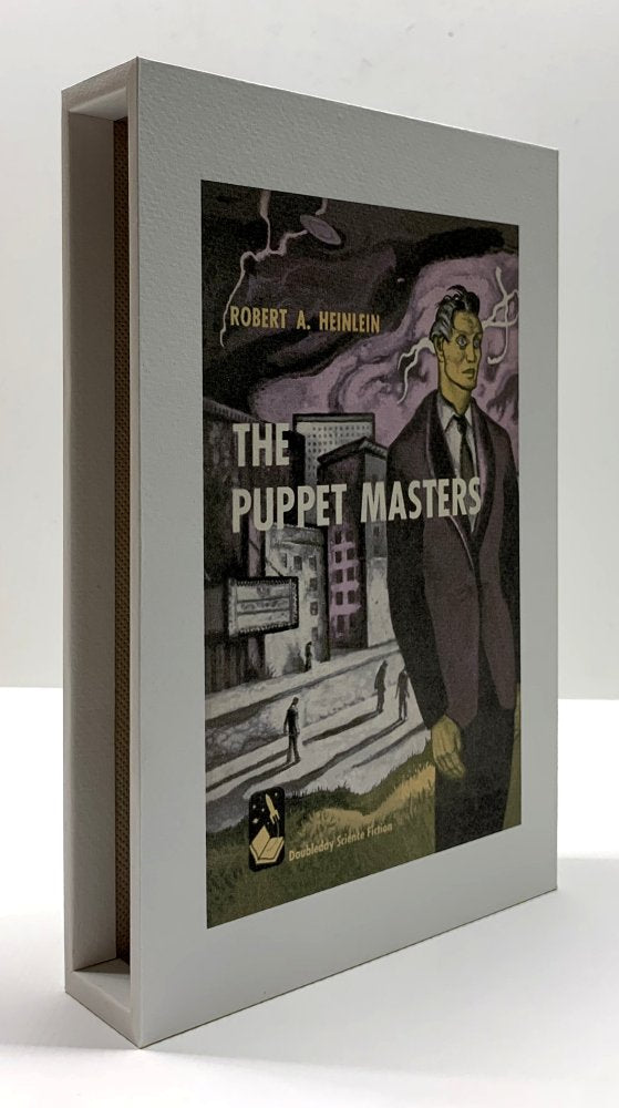 CUSTOM SLIPCASE for Robert A. Heinlein - THE PUPPET MASTERS  - 1st Edition / 1st Printing