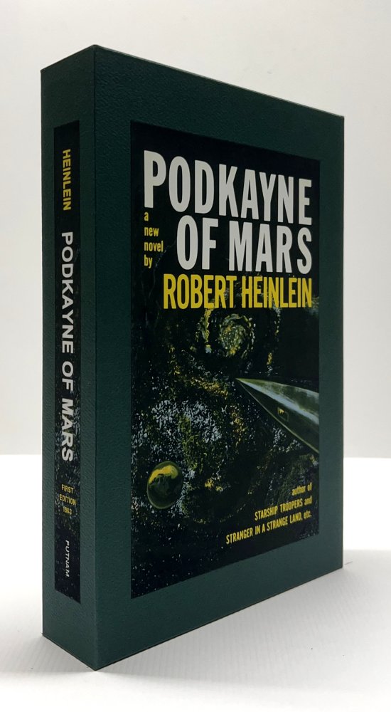 CUSTOM SLIPCASE for Robert A. Heinlein - PODKAYNE OF MARS - 1st Edition / 1st Printing