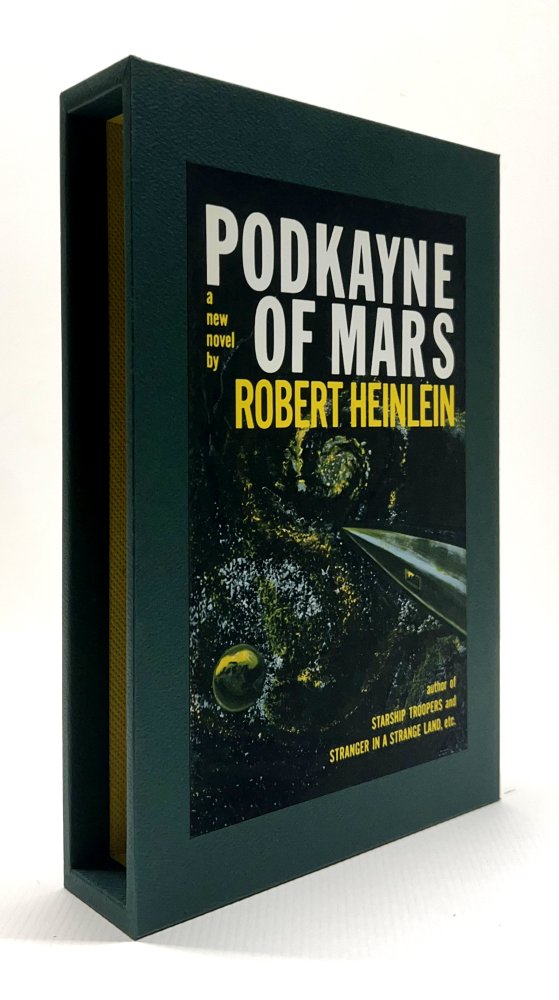 CUSTOM SLIPCASE for Robert A. Heinlein - PODKAYNE OF MARS - 1st Edition / 1st Printing