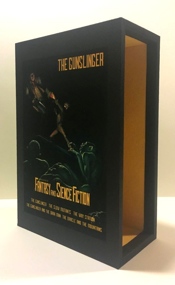 CUSTOM SLIPCASE for Stephen King - THE GUNSLINGER - Sci Fi Fantasy Mag 5 Vol PB