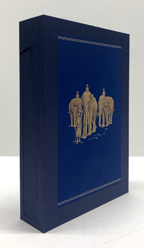 CUSTOM SLIPCASE for Rudyard Kipling - The Jungle Book - 1st / 1st MacMillan - Rear Panel