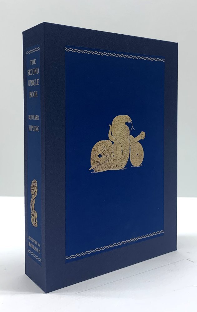 CUSTOM SLIPCASE for Rudyard Kipling - The Second Jungle Book - 1st / 1st MacMillan - Rear Panel