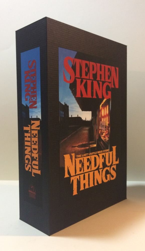 CUSTOM SLIPCASE for Stephen King - Needful Things - 1st Edition / 1st Printing