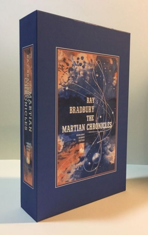 CUSTOM SLIPCASE for Ray Bradbury - The Martian Chronicles - 1st Edition / 1st Printing