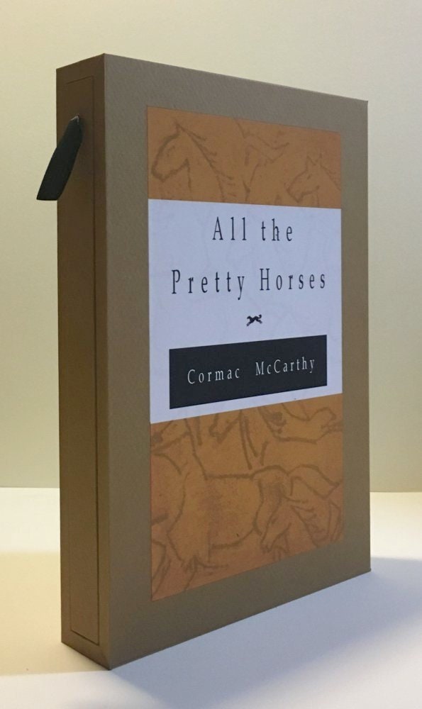 CUSTOM SLIPCASE for Cormac McCarthy - All The Pretty Horses - Softcover Limited Signed 1000