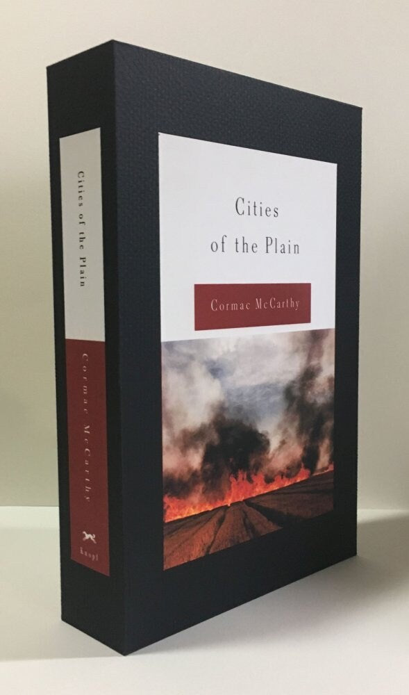 CUSTOM SLIPCASE for Cormac McCarthy - Cities Of The Plain - 1st Edition / 1st Printing