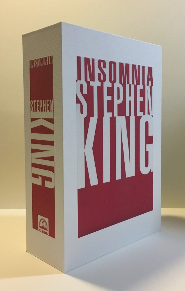 CUSTOM SLIPCASE for Stephen King - Insomnia - 1st Edition / 1st Printing