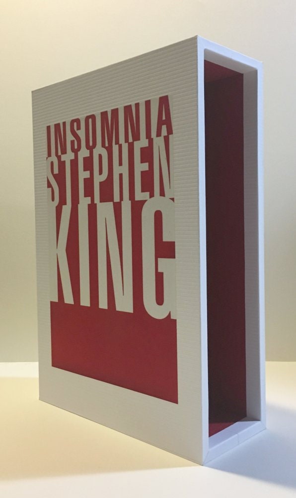 CUSTOM SLIPCASE for Stephen King - Insomnia - 1st Edition / 1st Printing