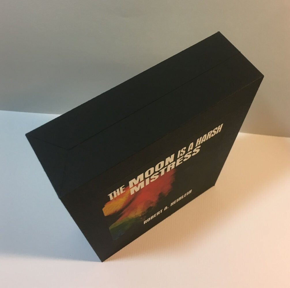 CUSTOM SLIPCASE for Robert A. Heinlein - The Moon Is A Harsh Mistress - 1st Edition / 1st Printing