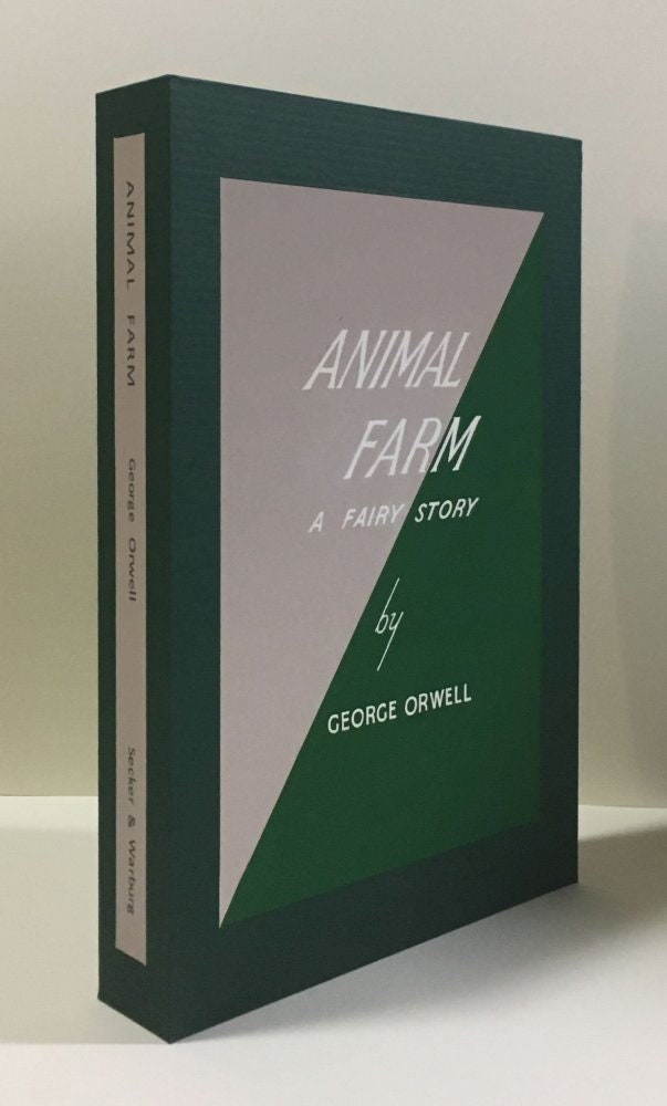 CUSTOM SLIPCASE for George Orwell - Animal Farm - UK 1st Edition / 1st Printing