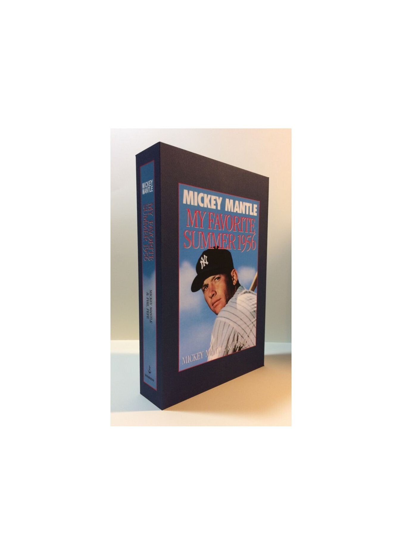 CUSTOM SLIPCASE for Mickey Mantle - My Favorite Summer 1956 - 1st Printing / 1st Printing