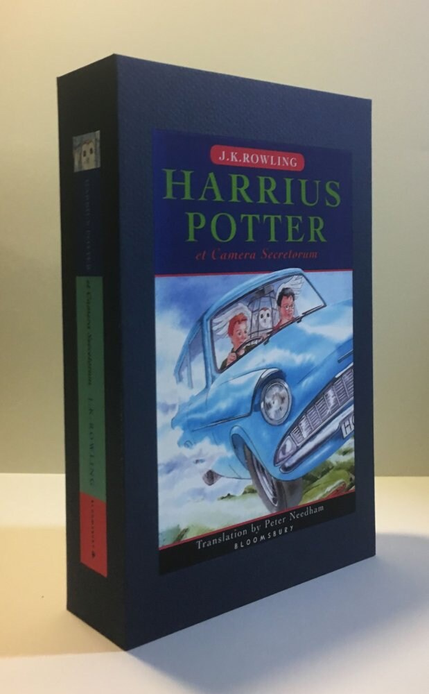 CUSTOM SLIPCASE for J. K. Rowling - Harrius Potter and the Chamber of Secrets - UK Latin 1st / 1st