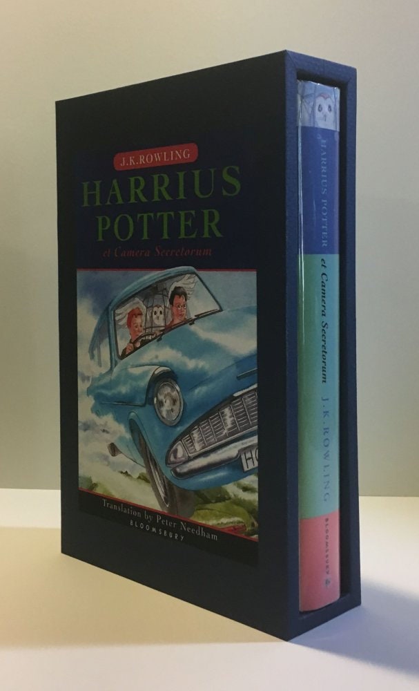 CUSTOM SLIPCASE for J. K. Rowling - Harrius Potter and the Chamber of Secrets - UK Latin 1st / 1st