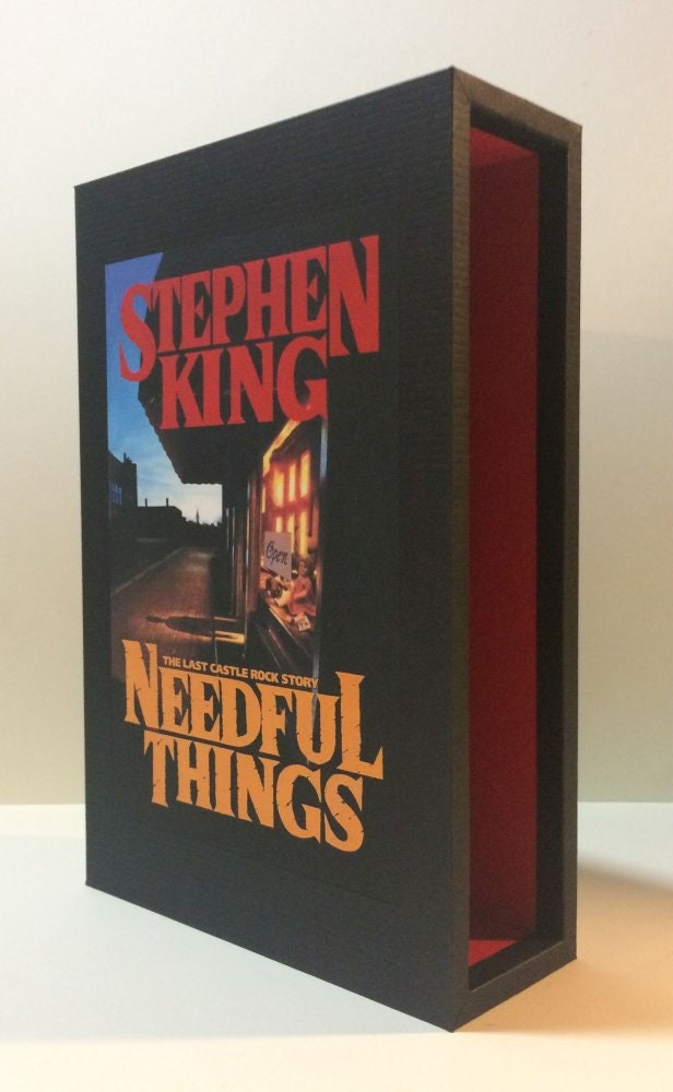 CUSTOM SLIPCASE for Stephen King - Needful Things - 1st Edition / 1st Printing