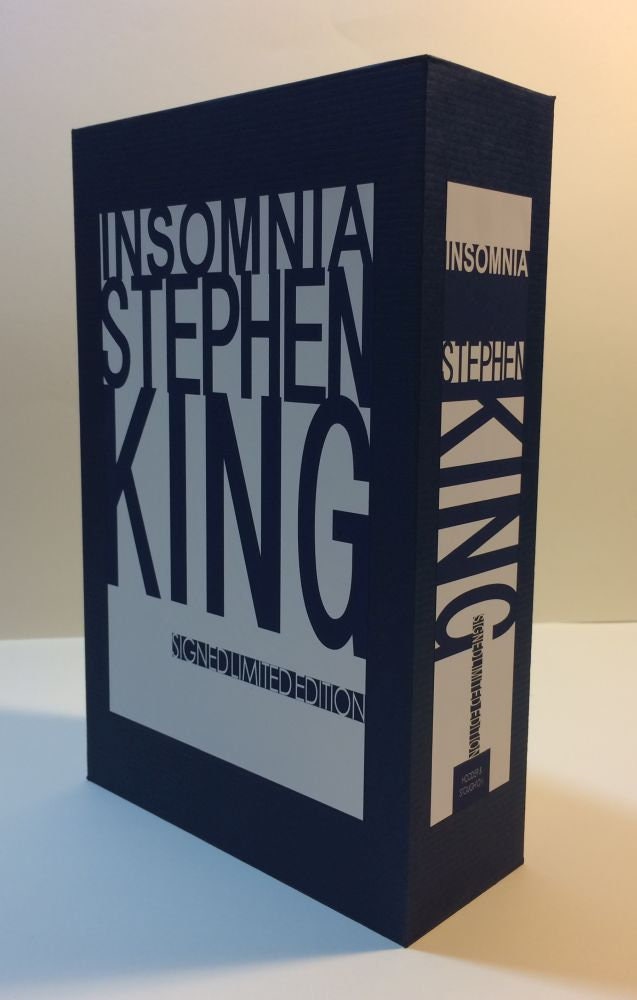 CUSTOM SLIPCASE for Stephen King - Insomnia - UK Signed Limited Edition