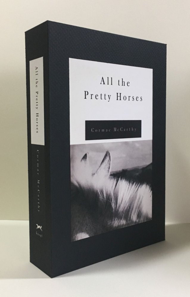 CUSTOM SLIPCASE for Cormac McCarthy - All The Pretty Horses - 1st Edition / 1st Printing