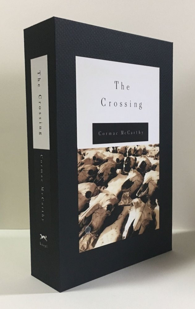 CUSTOM SLIPCASE for Cormac McCarthy - The Crossing - 1st Edition / 1st Printing