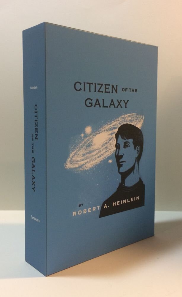 CUSTOM SLIPCASE for Robert A. Heinlein - Citizen of the Galaxy - 1st Edition / 1st Printing