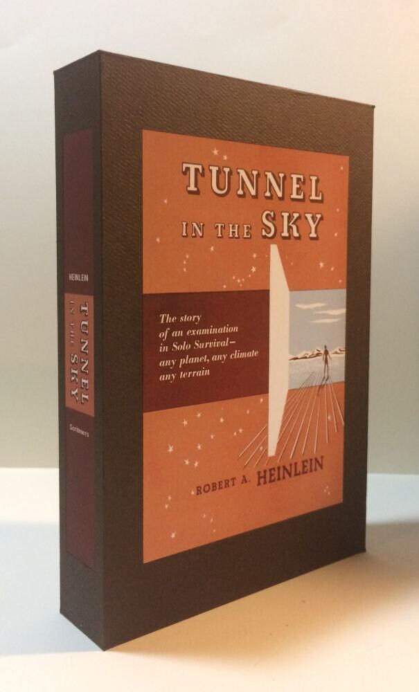 CUSTOM SLIPCASE for Robert A. Heinlein - Tunnel In The Sky - 1st Edition / 1st Printing