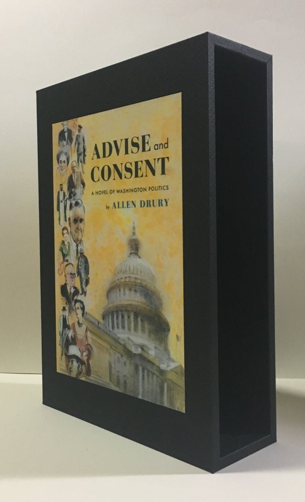 CUSTOM SLIPCASE for McKinley Kantor - Advise and Consent - 1st Printing / 1st Printing