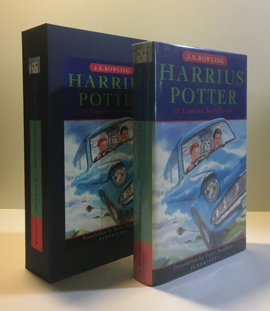 CUSTOM SLIPCASE for J. K. Rowling - Harrius Potter and the Chamber of Secrets - UK Latin 1st / 1st