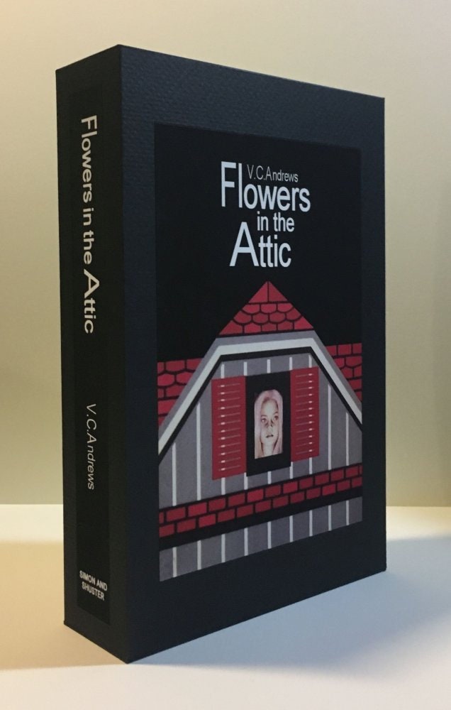 CUSTOM SLIPCASE for V. C. Andrews - Flowers In The Attic - 1st Printing / 1st Printing