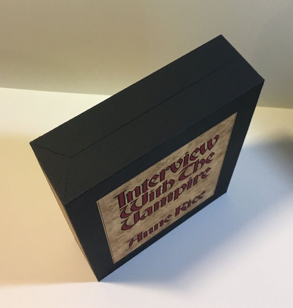 CUSTOM SLIPCASE for Anne Rice - Interview With The Vampire - 1st / 1st Removable Spine