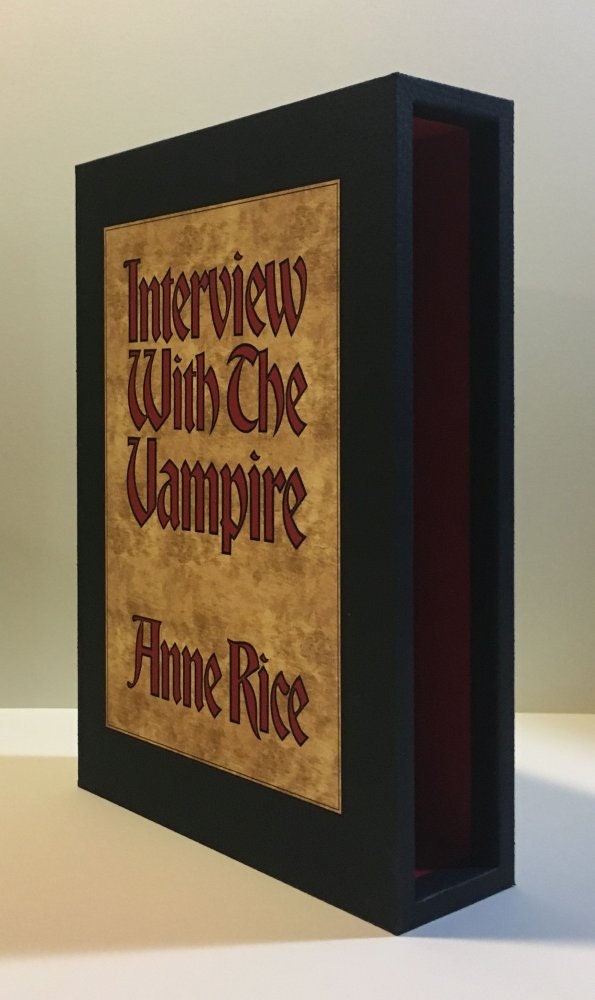 CUSTOM SLIPCASE for Anne Rice - Interview With The Vampire - 1st / 1st Removable Spine