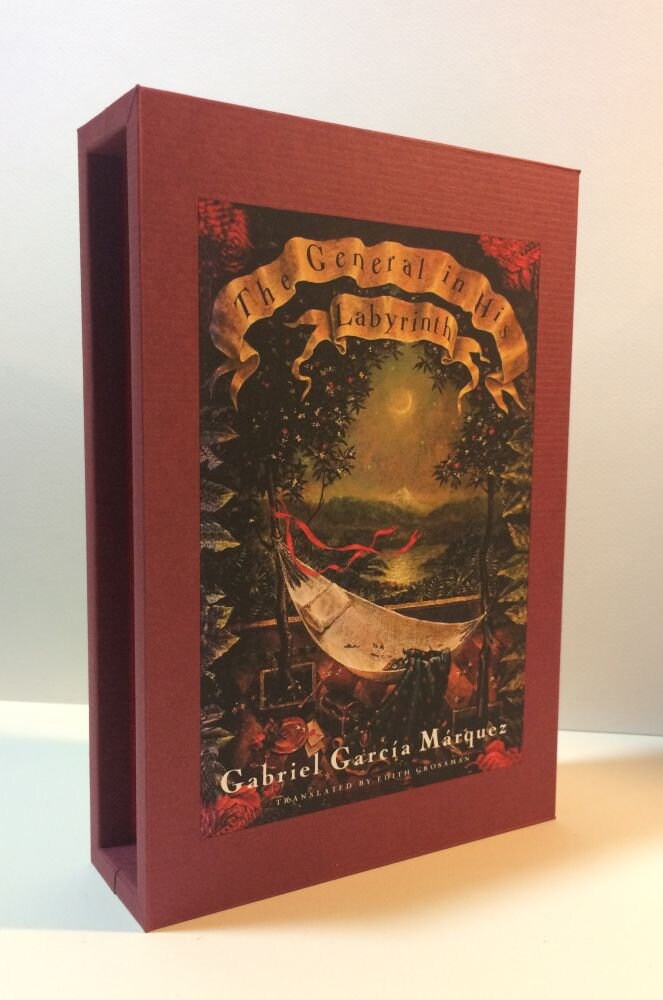 CUSTOM SLIPCASE for Gabriel Garcia Marquez - The General In His Labyrinth - 1st Printing / 1st Printing