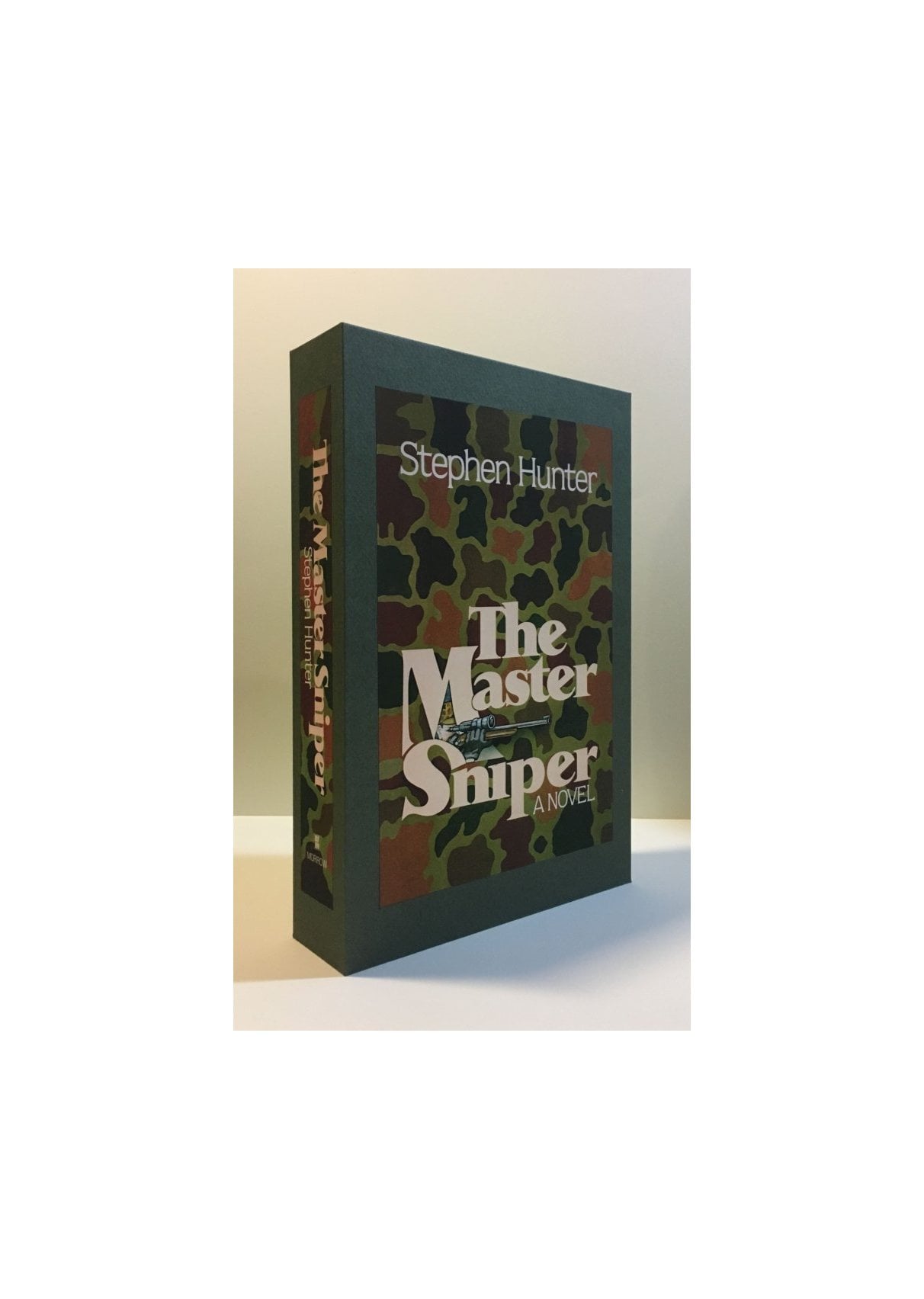 CUSTOM SLIPCASE for Stephen Hunter - The Master Sniper - 1st Printing / 1st Printing