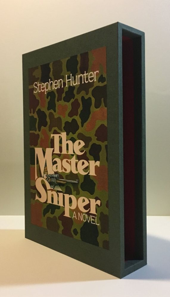 CUSTOM SLIPCASE for Stephen Hunter - The Master Sniper - 1st Printing / 1st Printing