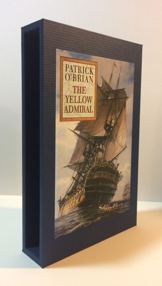 CUSTOM SLIPCASE for Patrick O'Brian - The Yellow Admiral - UK 1st Edition / 1st Printing