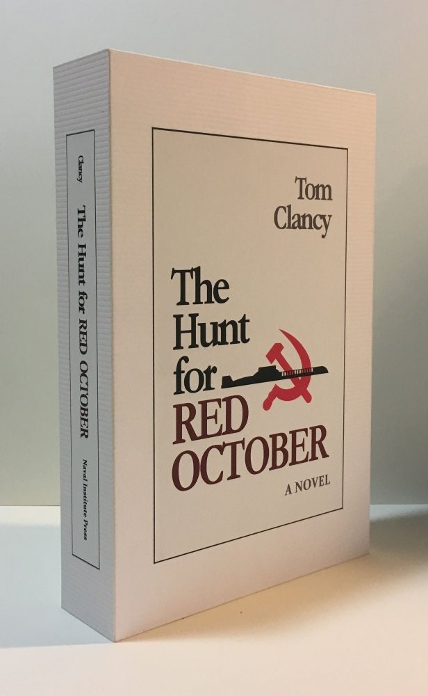 CUSTOM SLIPCASE for Tom Clancy - The Hunt For Red October - 1st Edition / 1st Printing