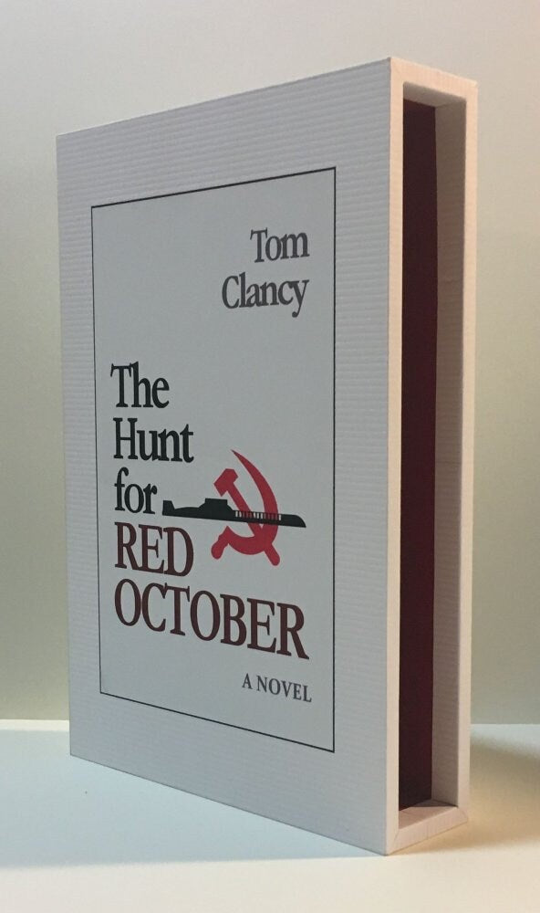 CUSTOM SLIPCASE for Tom Clancy - The Hunt For Red October - 1st Edition / 1st Printing