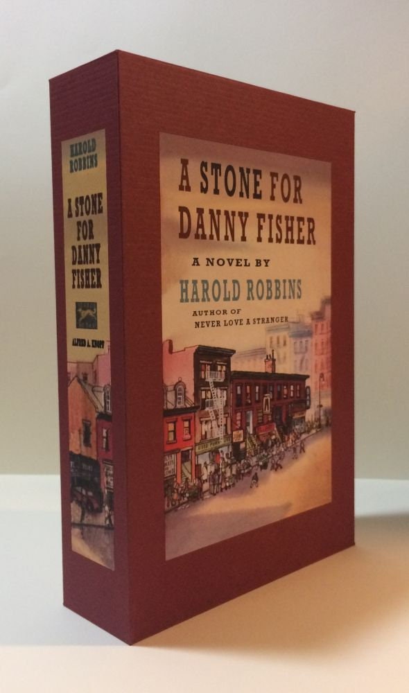 CUSTOM SLIPCASE for Harold Robbins - A Stone For Danny Fisher - 1st Edition / 1st Printing