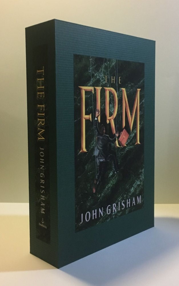 CUSTOM SLIPCASE for John Grisham - The Firm - 1st Printing / 1st Printing