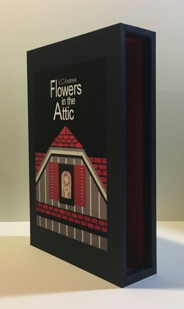 CUSTOM SLIPCASE for V. C. Andrews - Flowers In The Attic - 1st Printing / 1st Printing