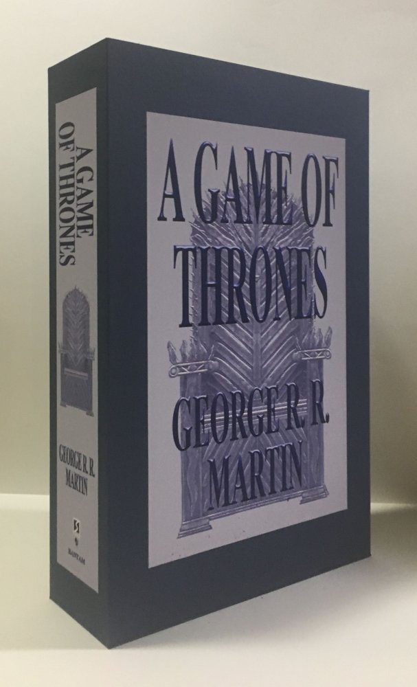 CUSTOM SLIPCASE for George R. R. Martin - A Game Of Thrones - 1st Printing / 1st Printing